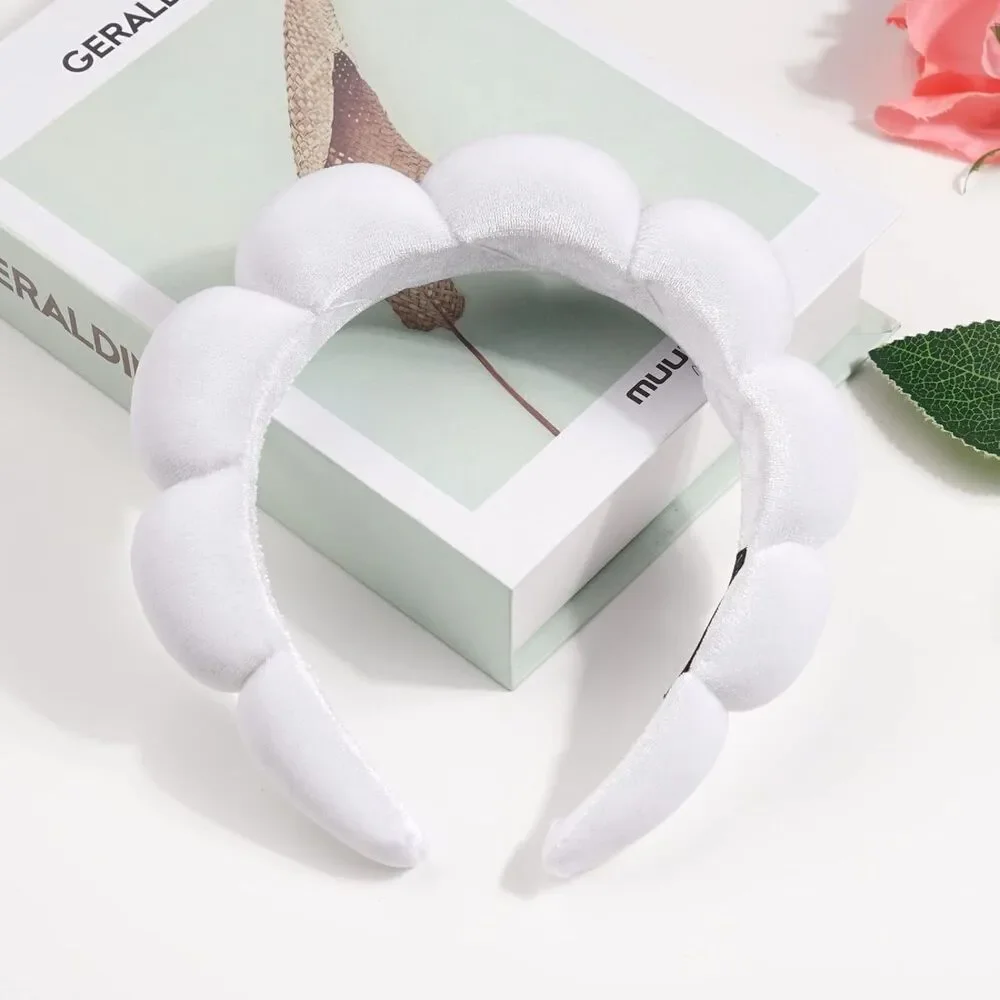 NEW White Puffy Headband
